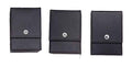 Pokemon Classic Collection – Leather Deckbox – Grass Fire Water - Black – Set of 3