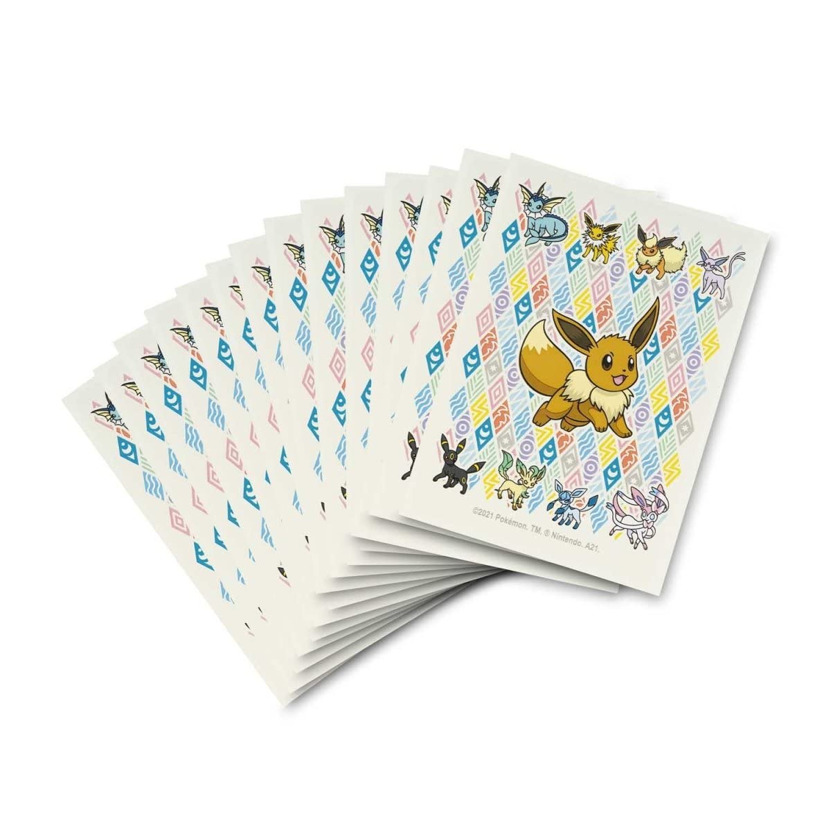 Pokemon TCG: Eevee Prismatic Card Sleeves (65 Sleeves)