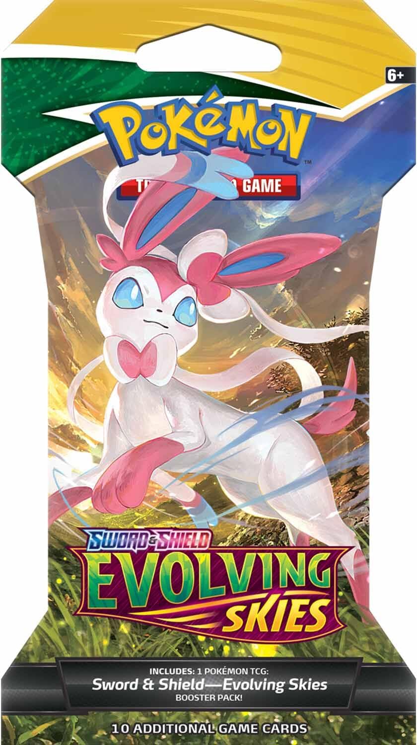 Pokemon TCG: Sword & Shield - Evolving Skies Sleeved Single Booster Pack