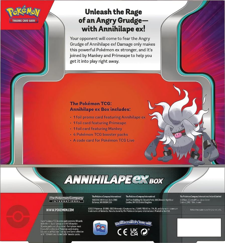 Pokemon EX Annihilape Collection Box (Sealed, x6) by The Pokemon Company