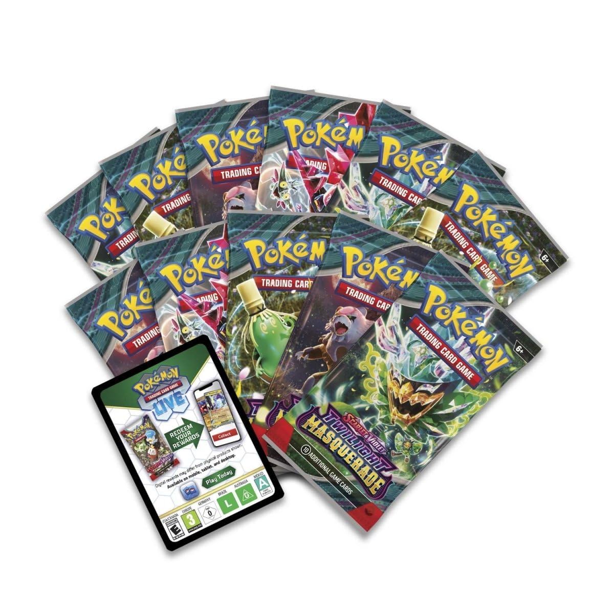 Pokemon TCG: Scarlet & Violet - Twilight Masquerade Pokemon Center Elite Trainer Box Teal Mask Ogerpon