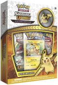 Pokemon TCG: Pikachu Shining Legends Pin Collection | Includes Playable Pikachu Promo Foil & Collector's Pikachu Pin | Plus 3 Shining Legends Expansion Booster Packs | 31 Cards Total