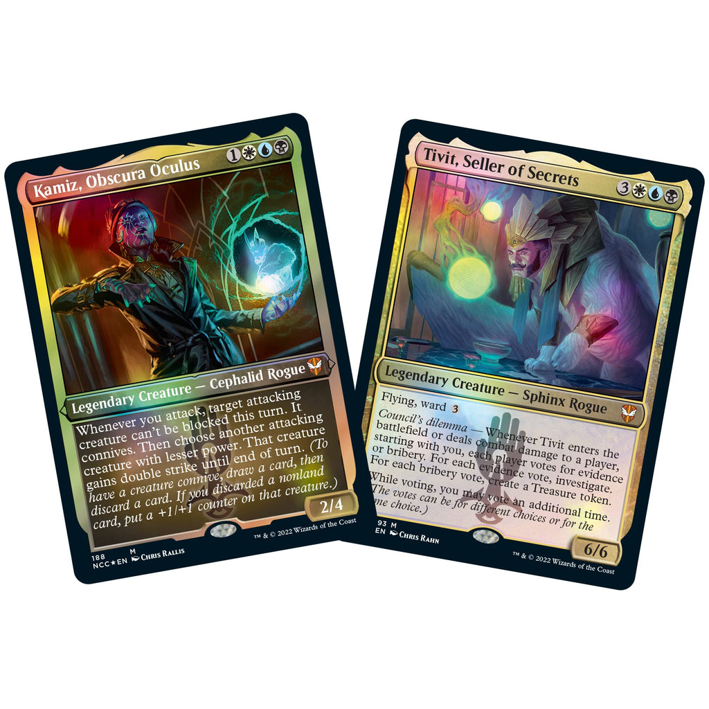 Magic: The Gathering Streets of New Capenna Commander Deck – Obscura Operation + Collector Booster Sample Pack