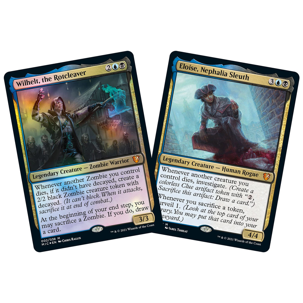 Magic: The Gathering Innistrad: Midnight Hunt Commander Deck – Undead Unleashed (Blue-Black)
