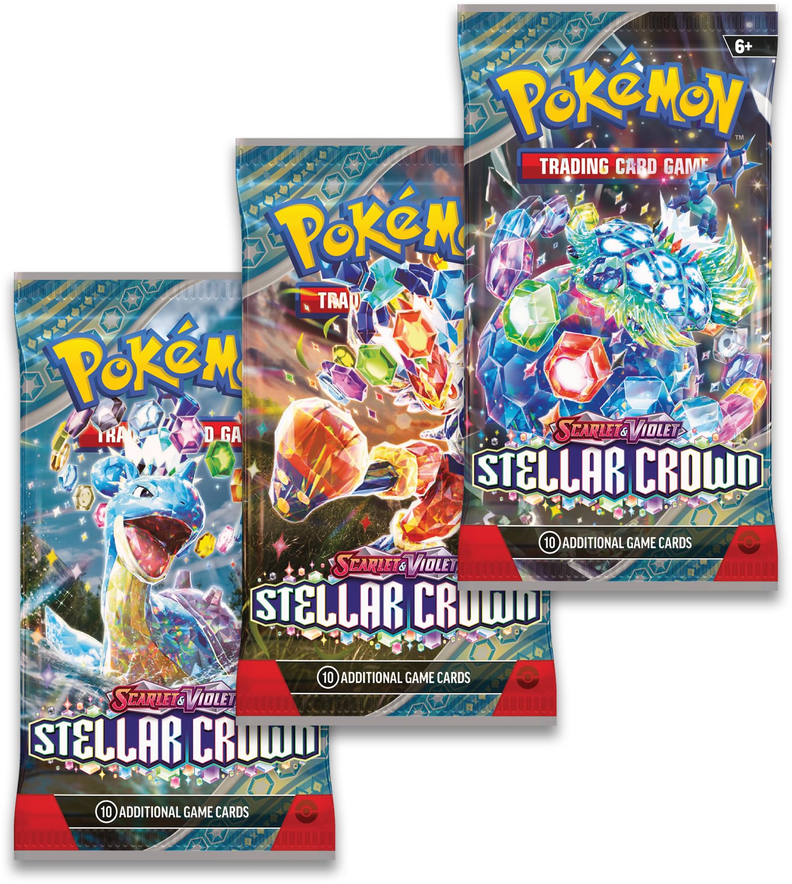 Pokémon TCG: Scarlet & Violet—Stellar Crown 3-Pack Blister - Latias (3 Booster Packs & Foil Promo Card)